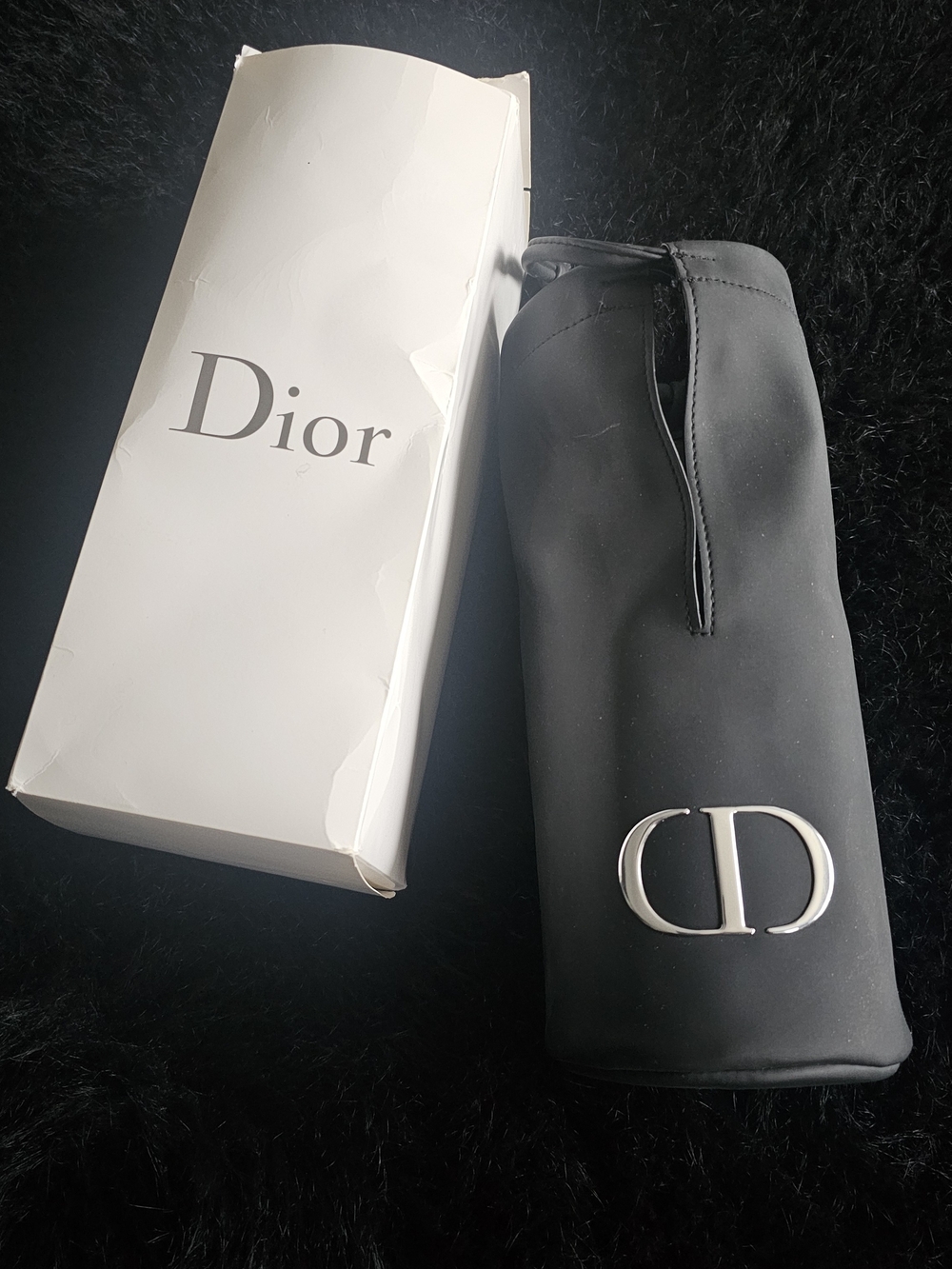 Authentic Christian Dior Beaute Cylindrical Pouch